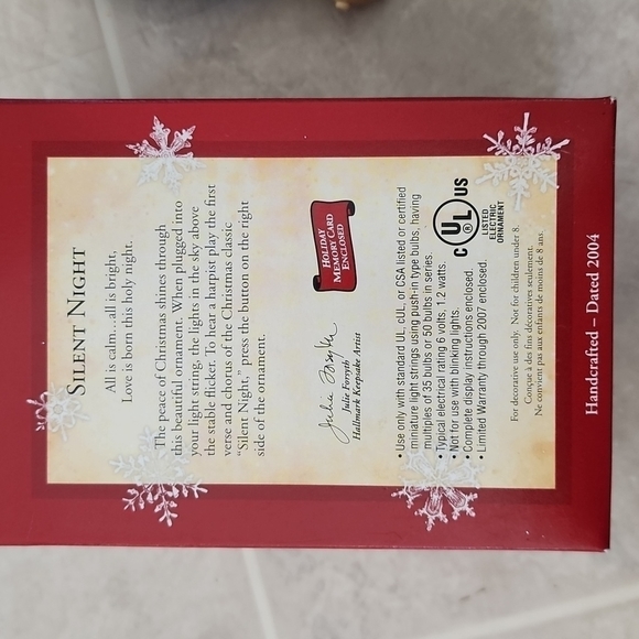 HALLMARK silent night keepsake 2004 - Picture 5 of 5